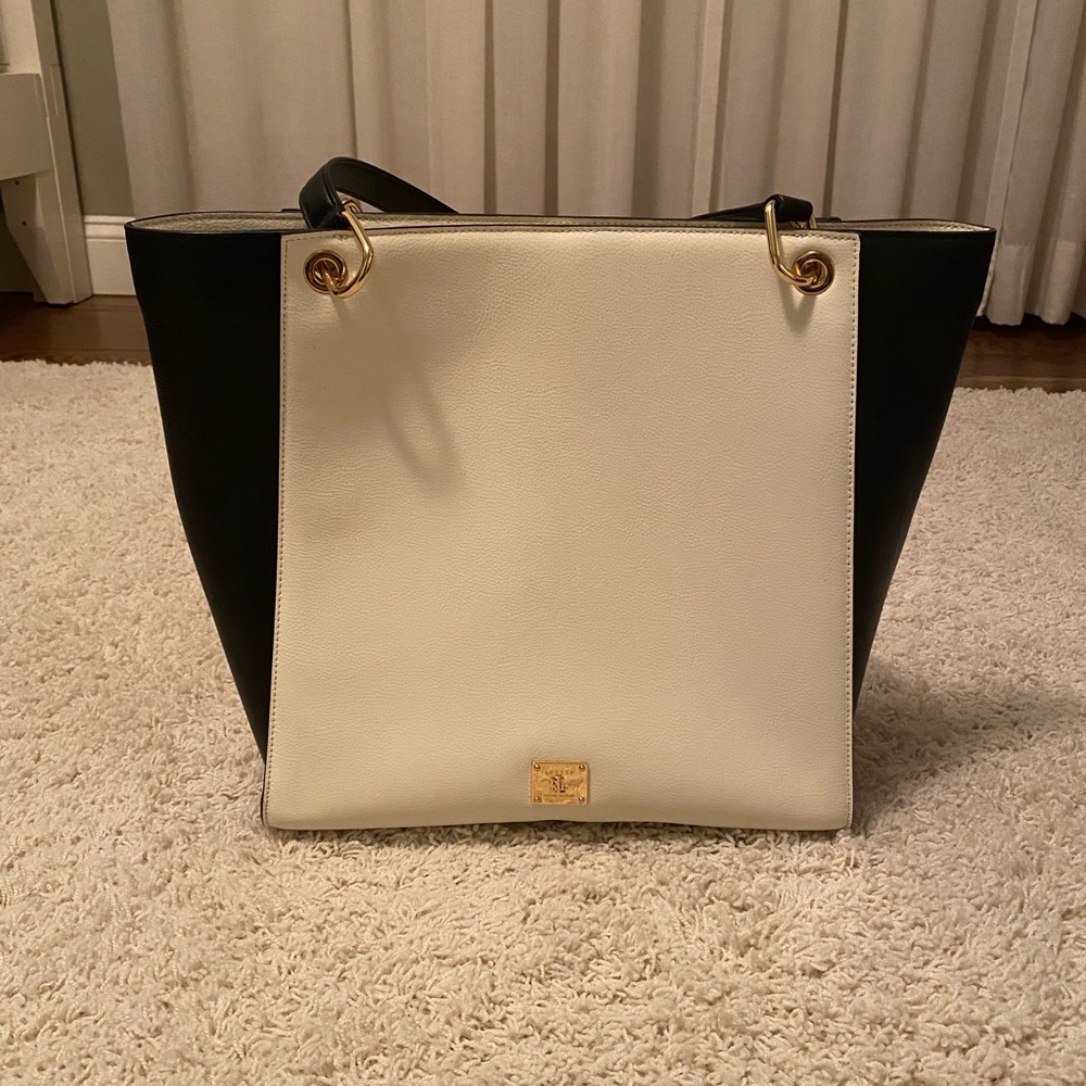 Ralph Lauren Leather Tote Bag